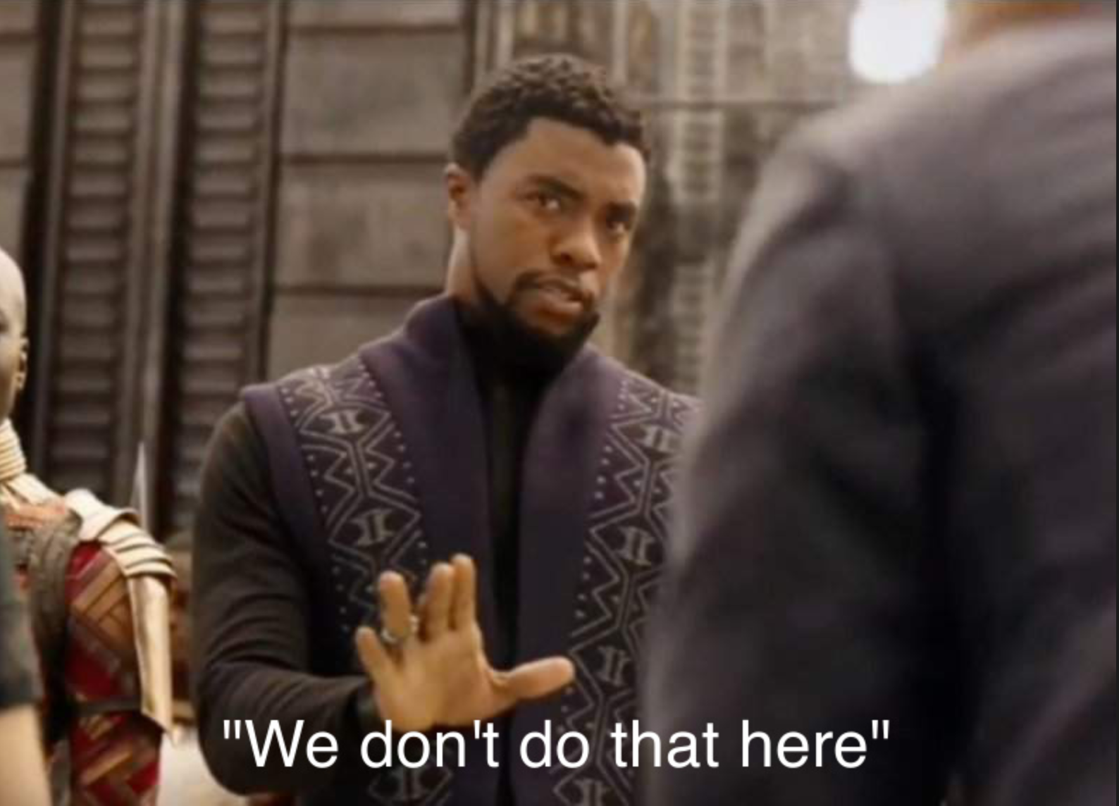We don't do that here